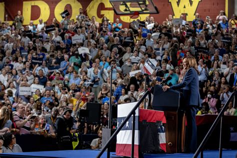 Election 2024: Harris holds first presidential campaign rally in .